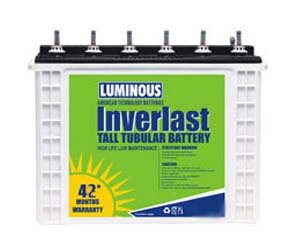 Luminous InverLast 145Ah Tall Tubular Inverter Battery for Home UPS