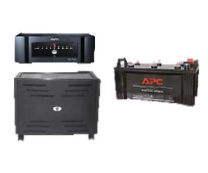 APC 850VA Home UPS with APC 120Ah inverter battery