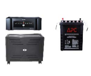 APC 850VA Home UPS with APC 135Ah Tall Tubular inverter battery