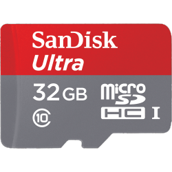 SanDisk 32GB Memory Card MicroSD UHS-I Class 10 80 MB/s