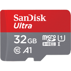 SanDisk 32 GB A1 MicroSD Memory Card Class 10 100 MB/s with Adaptor SDSQUAR-032G-GN6MA